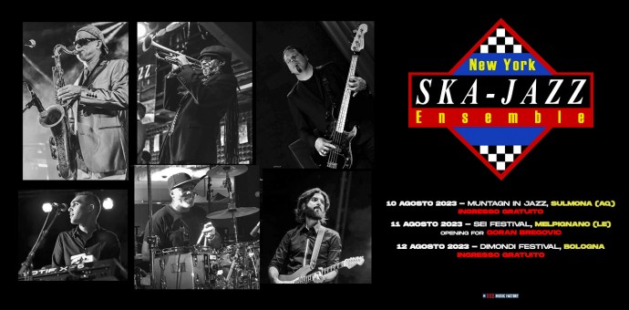 New York Ska-Jazz Ensemble: tre date estive in Italia